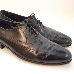 Vtg Florsheim Oxford Balmoral Wingtip 10 C